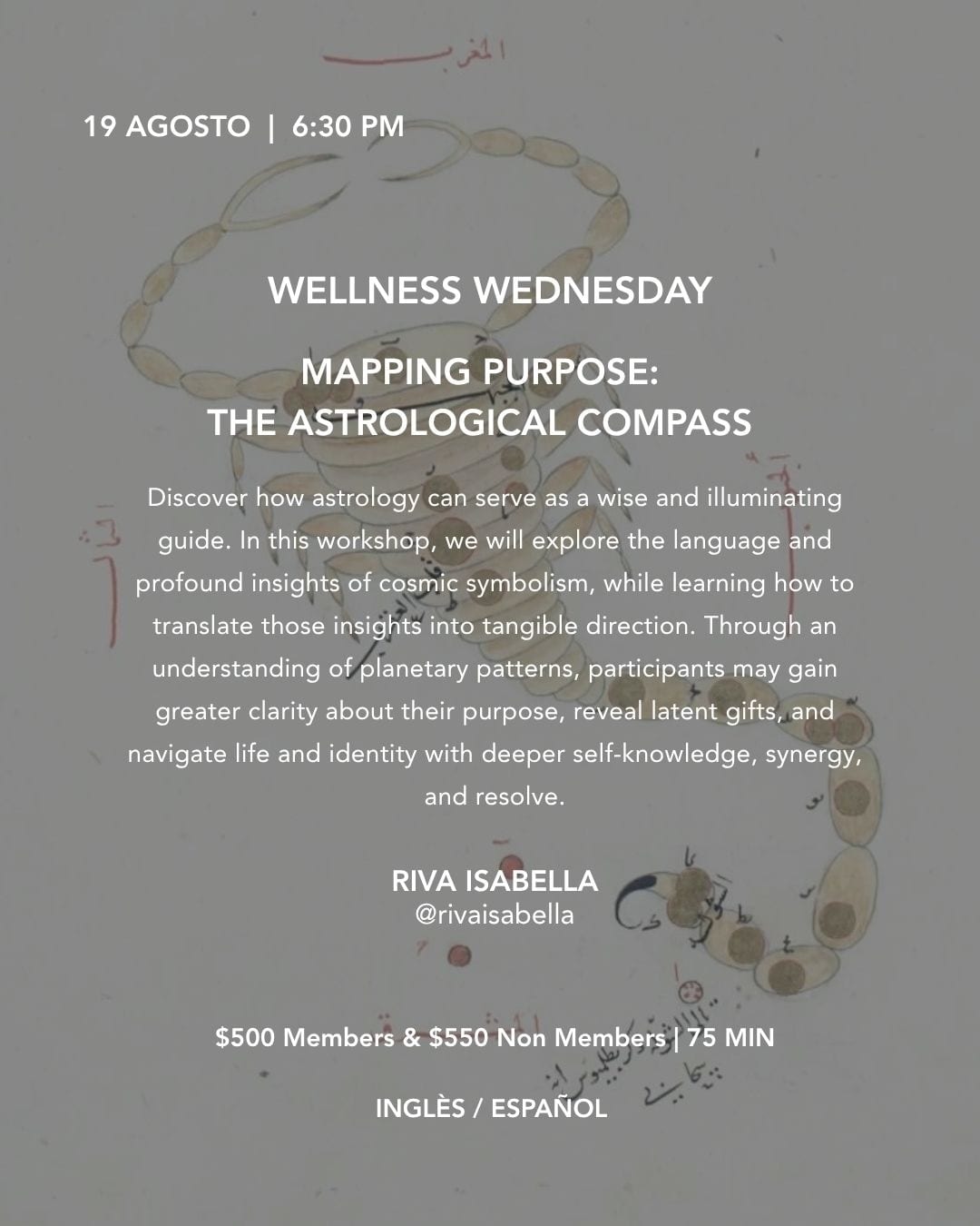 Koti Condesa August 19 2026 Mapping Purpose event flyer