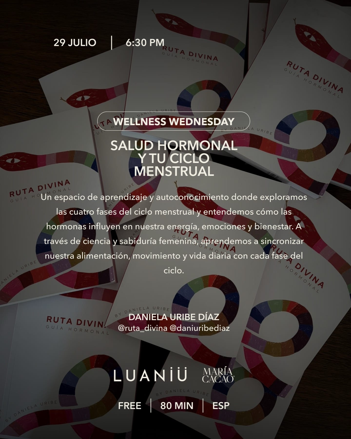 Koti Condesa July 29 Salud Hormonal y tu Ciclo Menstrual event flyer