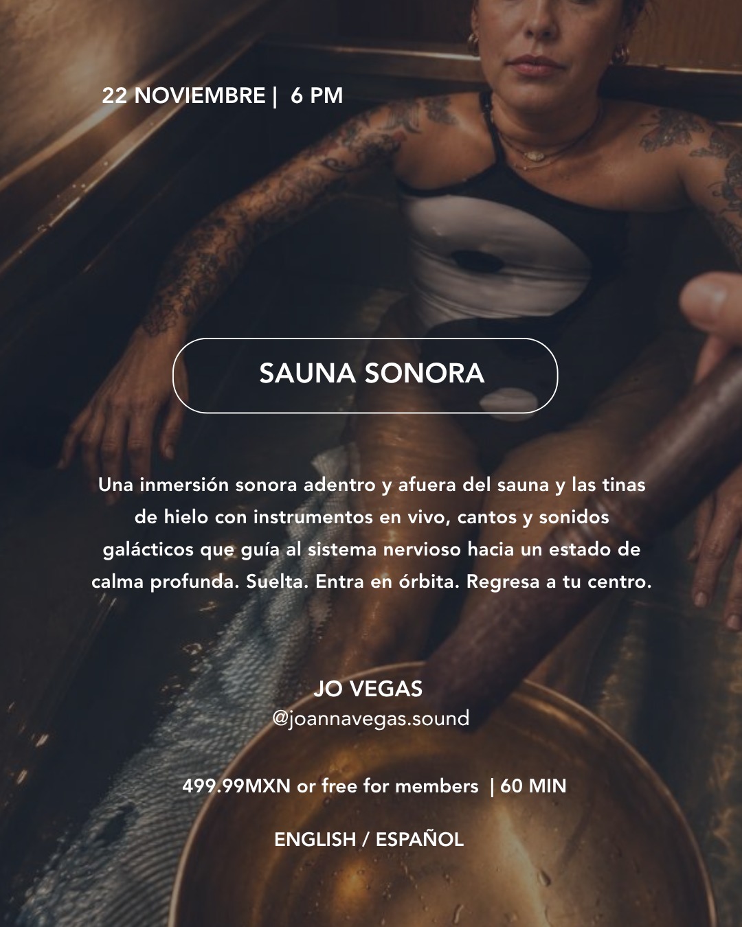 Koti Lomas November 22 2026 Sauna Sonora event flyer