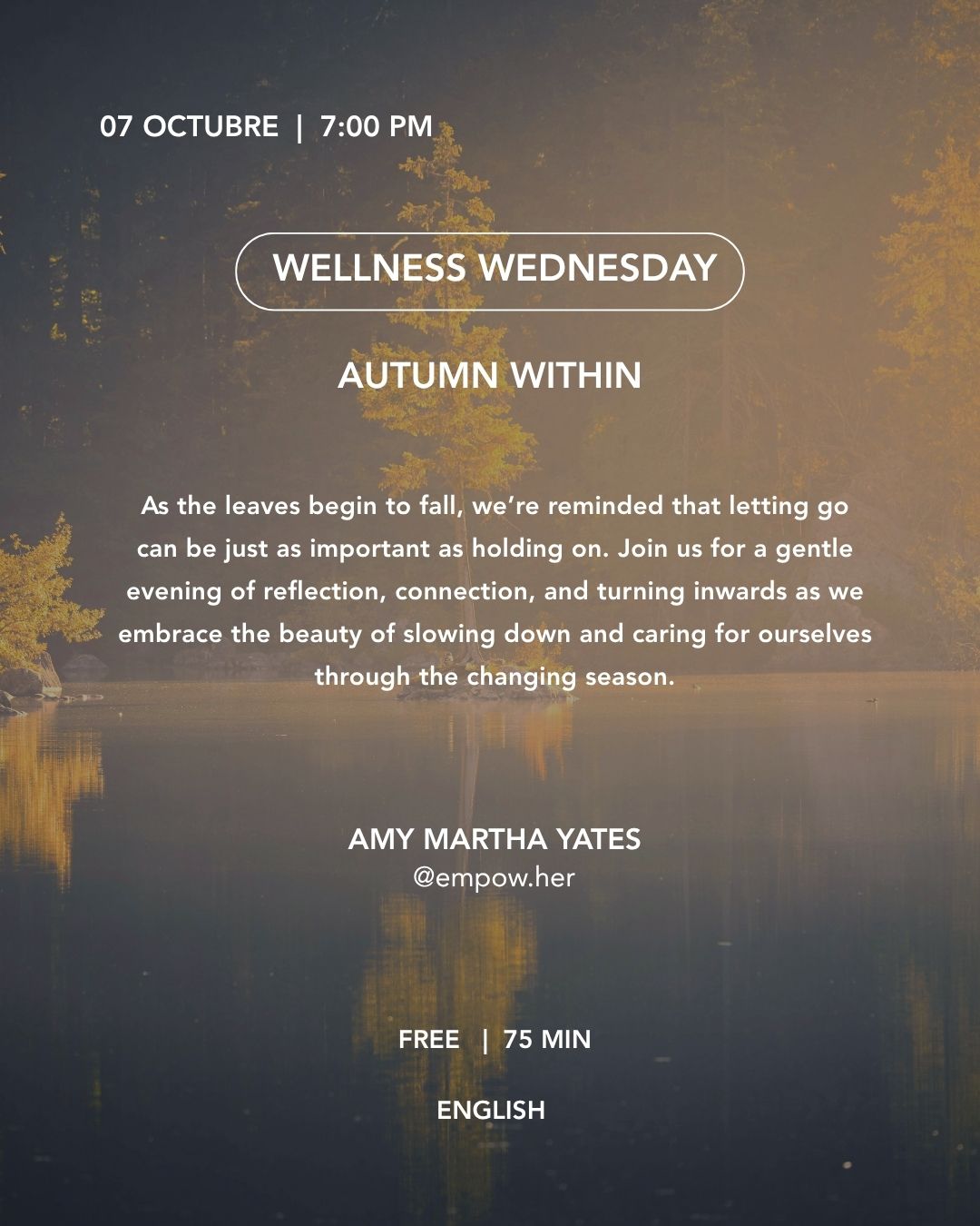 Koti Condesa October 7 2026 Autumn Within event flyer