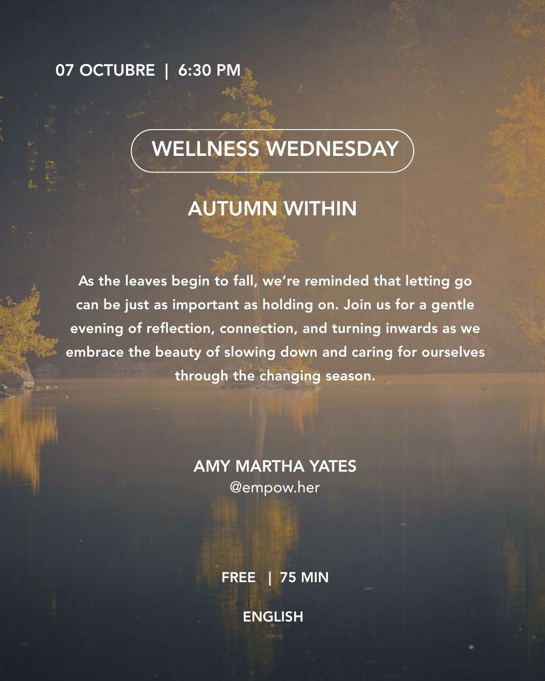Koti Condesa October 7 2026 Autumn Within event flyer