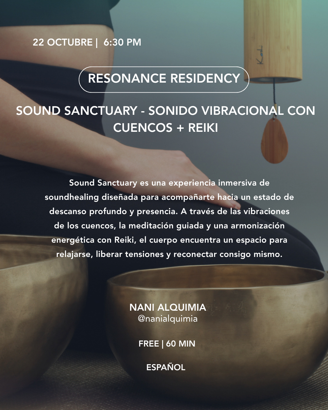 Koti Condesa October 22 2026 Sound Sanctuary event flyer