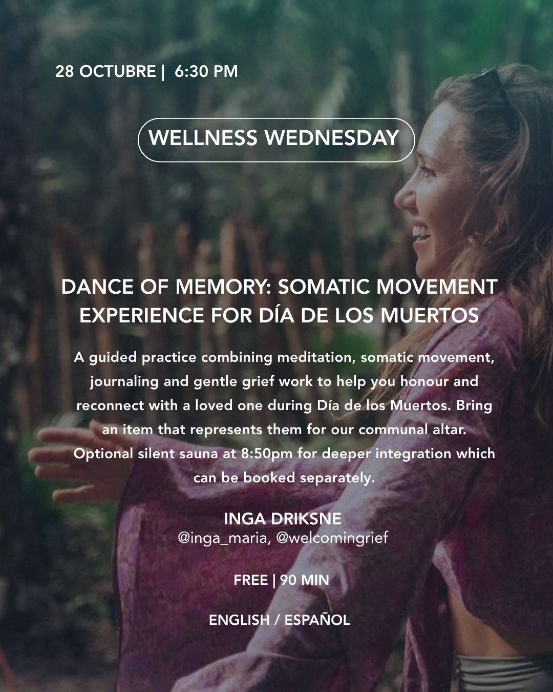 Koti Condesa October 28 2026 Somatic Movement event flyer