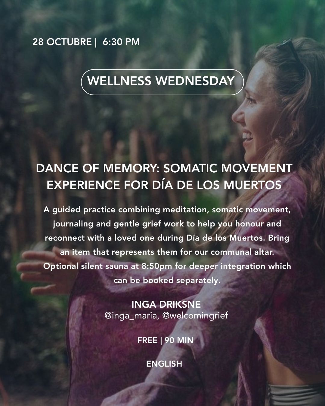 Koti Condesa October 28 2026 Somatic Movement event flyer