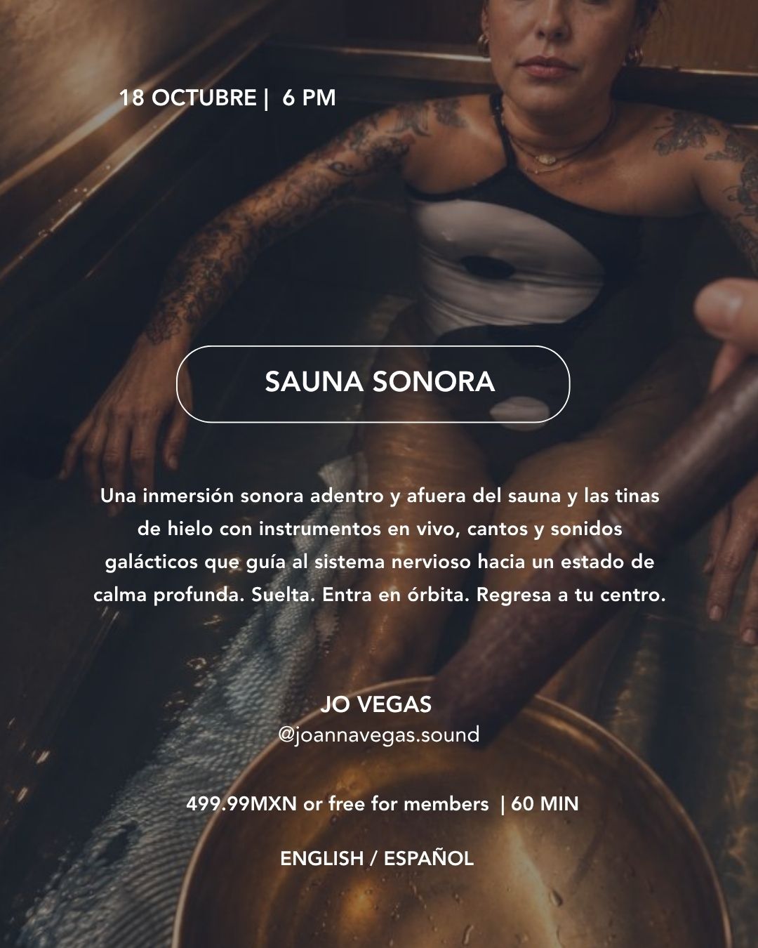Koti Lomas October 18 2026 Sauna Sonora event flyer