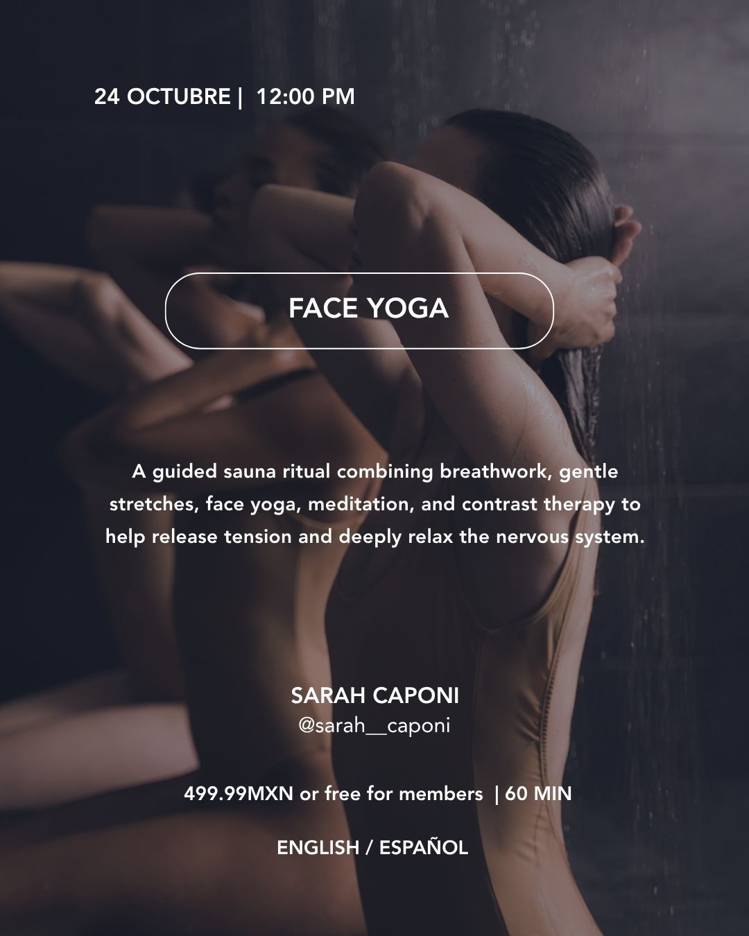 Koti Lomas October 24 2026 Face Yoga event flyer