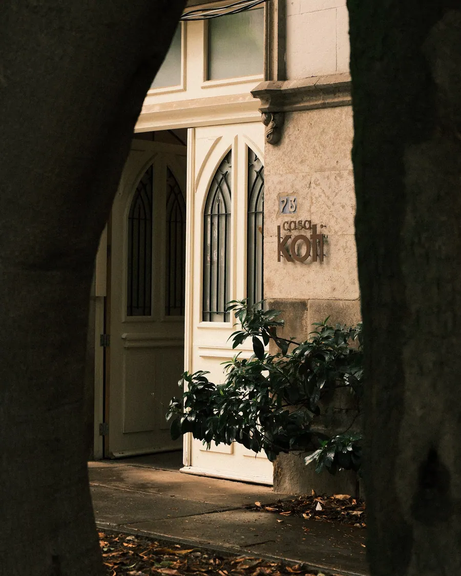 Casa Koti doorway and sign