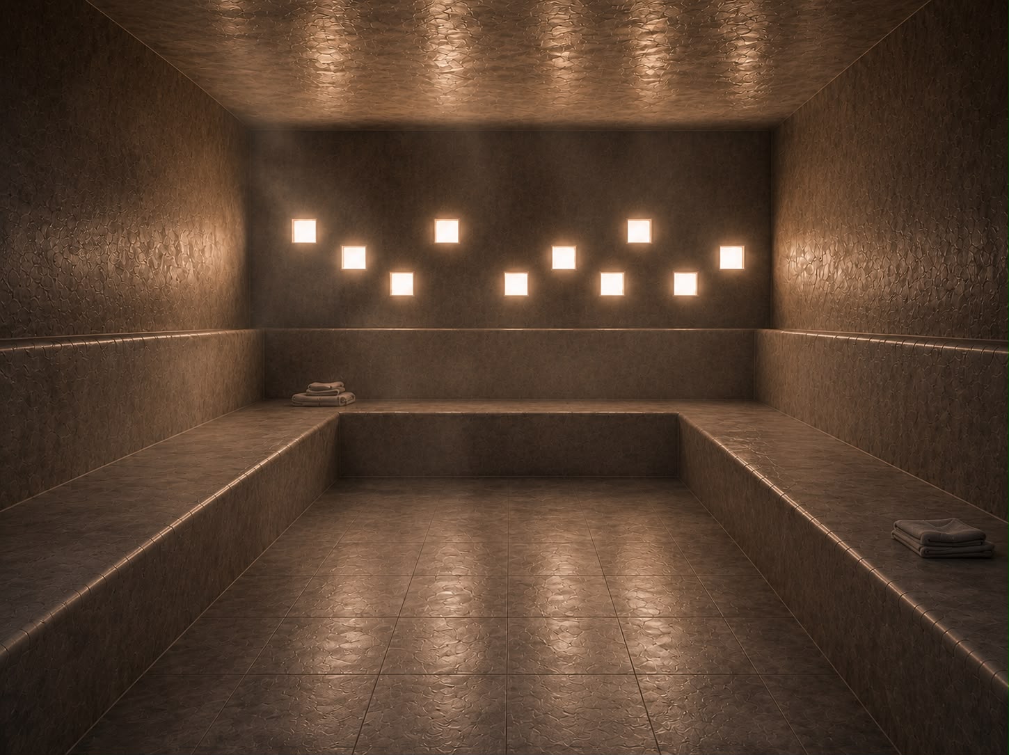 Koti Polanco steam room render